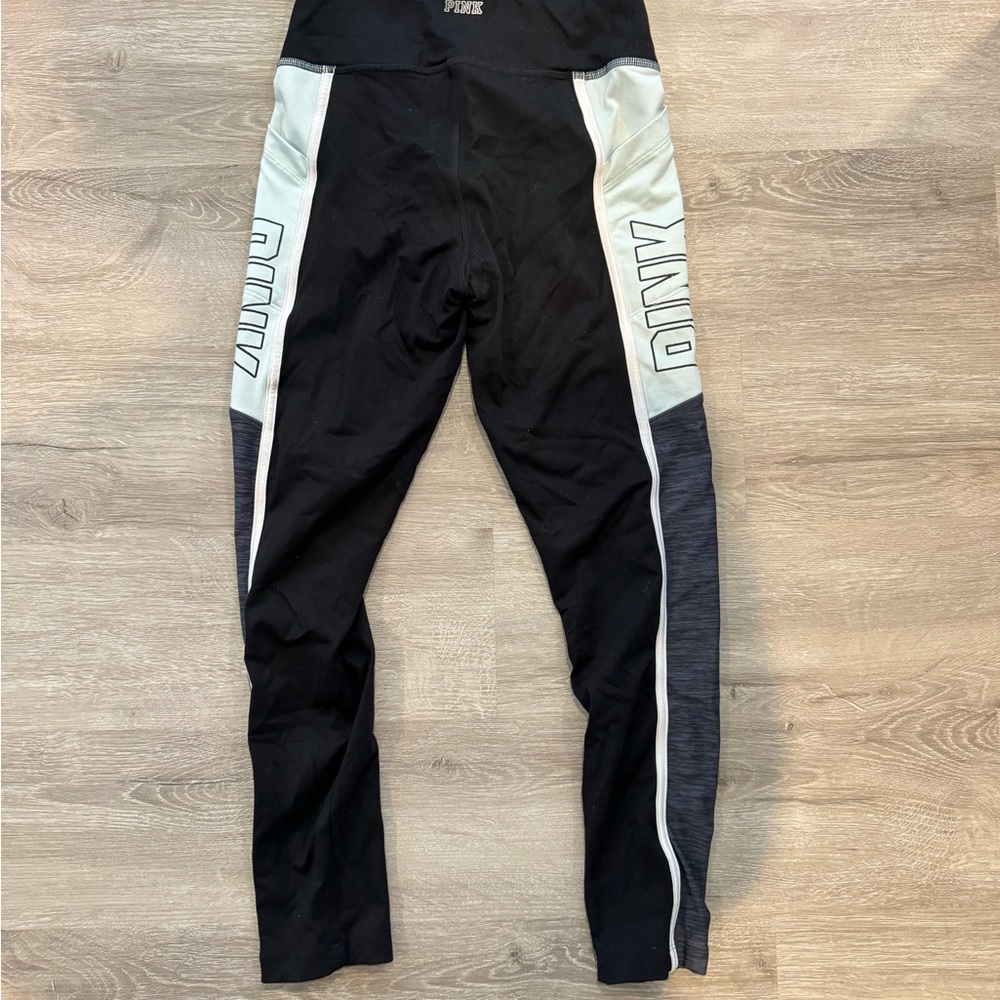 VS PINK Black and White Leggings